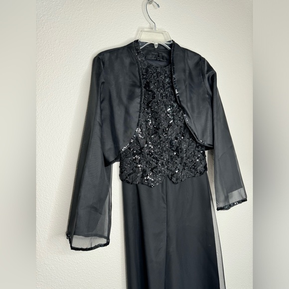 Faviana Black Vintage Jumpsuit when mini jacket - Picture 5 of 7